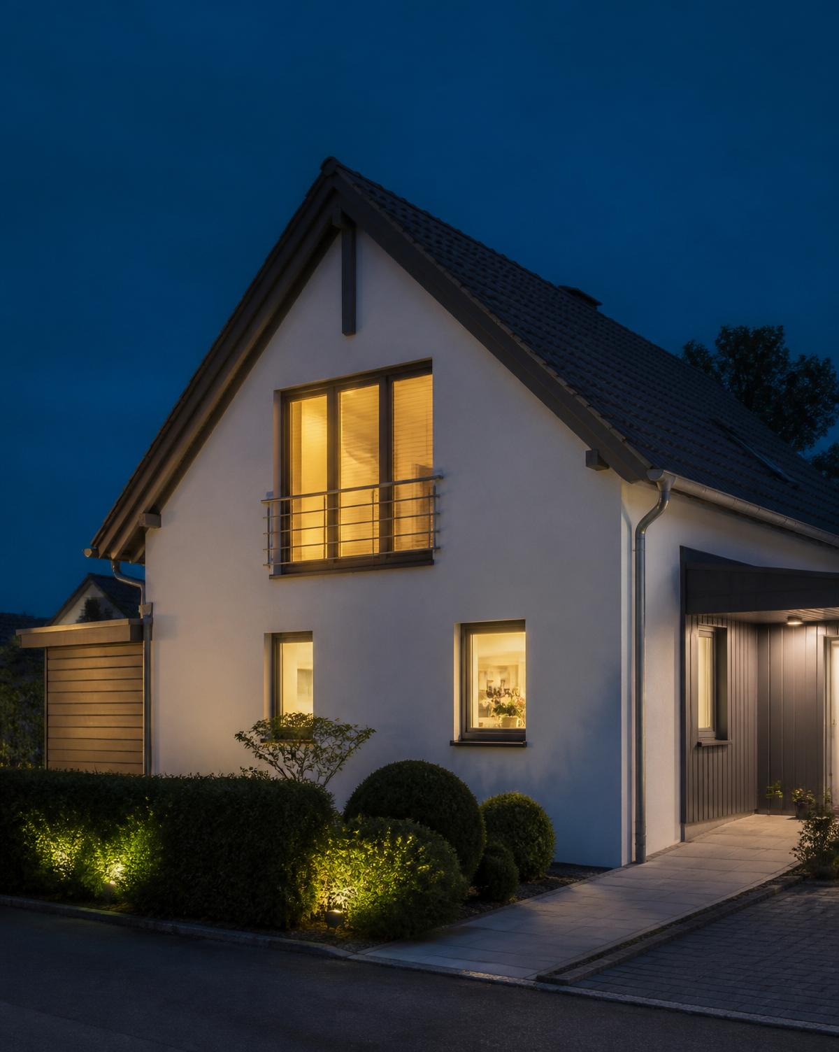 Fränkisches Wohnhaus mit Eingang